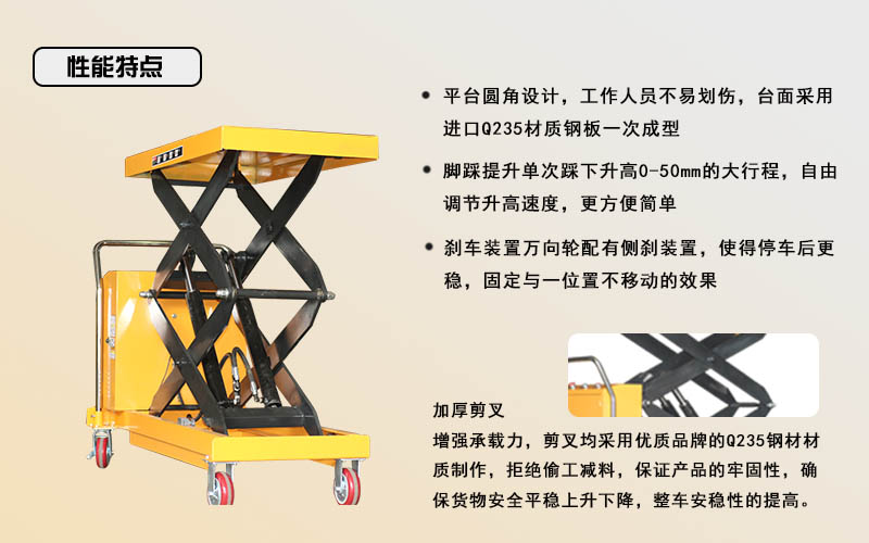 室內電動升降平臺
